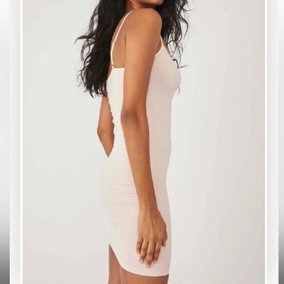 Free People Intimately Pale Pink Bodycon Slip XS / S - Picture 5 of 7